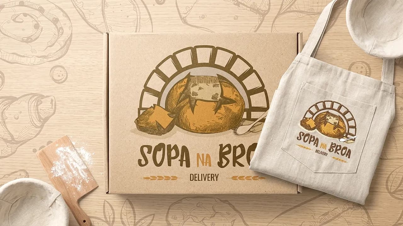 Sopa na Broa